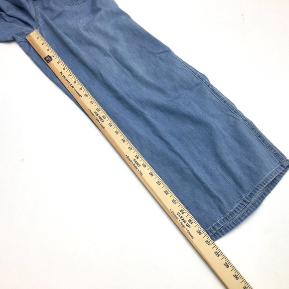NEW Torrid Wide Leg Jeans Pull On Light Wash Elastic Waist size 2X length 27" - Picture 8 of 9